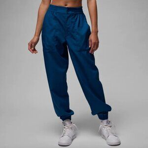 Nike Air Jordan Woven Joggers Trousers Pants Laser Blue Size Medium NWT Women's